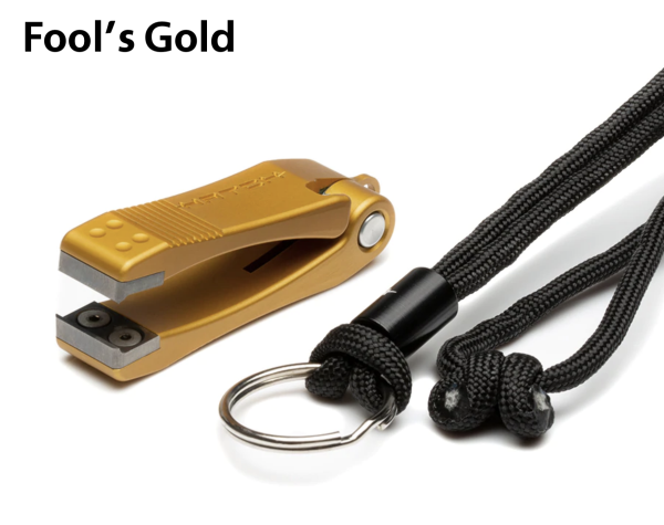 Hatch Nipper 3 Fools Gold Color with Lanyard Hatch Nipper 3 Fools Gold Color with Lanyard
